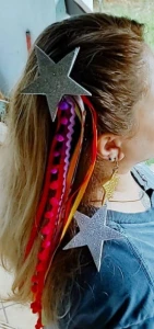Presilhas Coloridas Festa - Artesanato e Personalizados