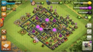 vendo 3 contas do clash of clans