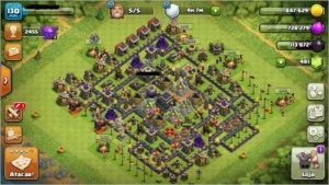 vendo 3 contas do clash of clans
