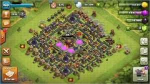 vendo 3 contas do clash of clans