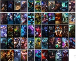 Conta prata 4 com TODOS os champs e 144 Skins - League of Legends LOL