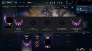 Conta Mestre 60% W/R | Main ADC/SUP - League of Legends LOL