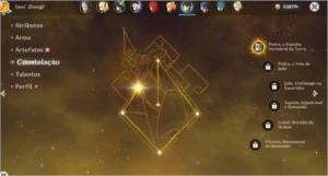 QiQi c1, Zhongli c1, Diluc, Venti, Jean, Tumulo do Lobo - Genshin Impact