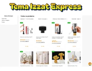 Tema Shopify Izzat Express + Atualizações - Others