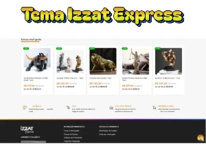 Tema Shopify Izzat Express + Atualizações - Others