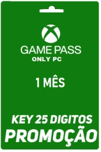 gamepass somente PC gift card 25 dígitos global - Gift Cards