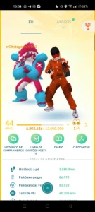 Conta Lv 44 Com Vários Pokemons Raros - Pokémon