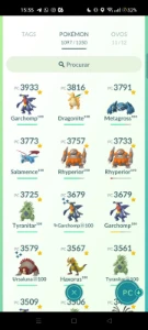 Conta Lv 44 Com Vários Pokemons Raros - Pokémon