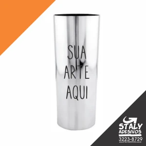 Long Drink Metalizado Prata