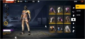 Conta Free Fire lvl64 e Passe de elite Sakura.