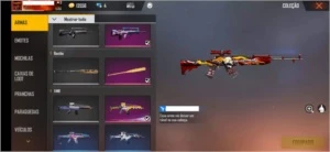 Conta Free Fire lvl64 e Passe de elite Sakura.