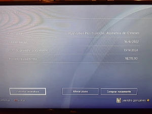 Conta PSN com 403 jogos + PSN Plus Essencial 1 ano - Outros