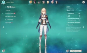 JEAN + RAZOR, NOELLE 2 CONSTELAÇÕES AR 7 - Genshin Impact