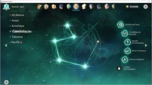 NA - AR42 - KEQING, KLEE +9 PERSONAGENS E ATLAS CELESTIAL - Genshin Impact