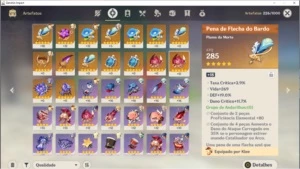NA - AR42 - KEQING, KLEE +9 PERSONAGENS E ATLAS CELESTIAL - Genshin Impact