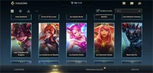 Conta Wild Rift Dima 3. 85 SKINS - League of Legends: Wild Rift LOL WR