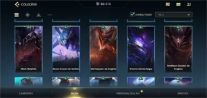 Conta Wild Rift Dima 3. 85 SKINS - League of Legends: Wild Rift LOL WR