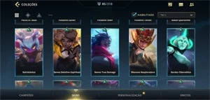 Conta Wild Rift Dima 3. 85 SKINS - League of Legends: Wild Rift LOL WR