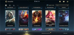 Conta Wild Rift Dima 3. 85 SKINS - League of Legends: Wild Rift LOL WR