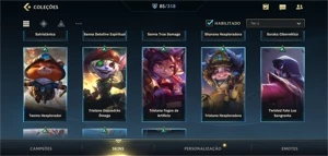 Conta Wild Rift Dima 3. 85 SKINS - League of Legends: Wild Rift LOL WR