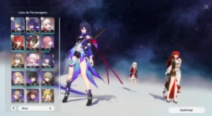 Honkai Star Rail - Seele + Na Noite +  Himeko + Clara +++ - Honkai: Star Rail