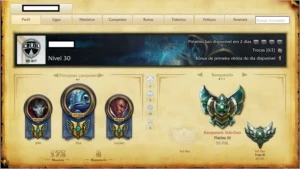 Conta Plat III ( Annie hextech + 30 skins) - League of Legends LOL