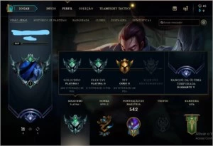 CONTA LOL PLAT 1 - League of Legends