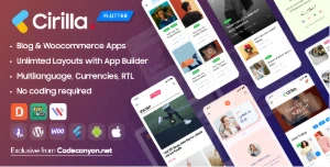 Cirilla - Multipurpose Flutter App For Wordpress & Woocommer
