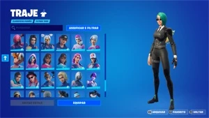 Conta Fortnite com muitas Skins.