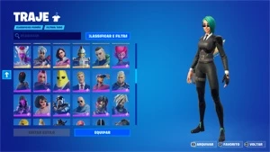 Conta Fortnite com muitas Skins.