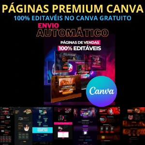 Páginas Premium Editavéis 100% No Canva - Outros