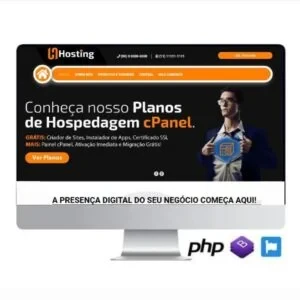 Script PHP Responsivo para Hospedagem Com Painel Administra - Outros