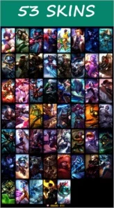 Conta LOL => SKINS E CHAMPIONS - League of Legends