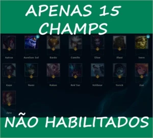 Conta LOL => SKINS E CHAMPIONS - League of Legends