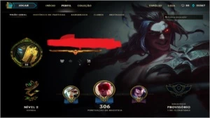 CONTA UNRANKED (JÁ COM UMA VITORIA NA MD10) - League of Legends LOL