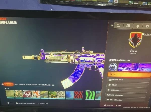 Camuflagem dark matter call of duty black ops 6/warzone COD