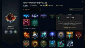 Conta Smurf De 2014 Com Skin Do Aatrox Lua Sangrenta Full Ac - League of Legends LOL