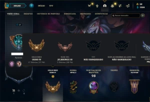 Conta ouro 4 com 50 Champs e 29 Skins - League of Legends LOL