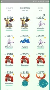 Conta PokémonGO