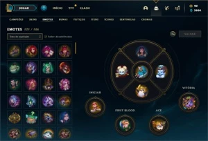 Conta prata 4 com 90 Champs e 57 Skins + Prestigio da LUX - League of Legends LOL