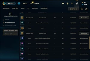 Conta prata 4 com 90 Champs e 57 Skins + Prestigio da LUX - League of Legends LOL