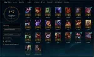 Conta Platina 4 League of Legends LOL