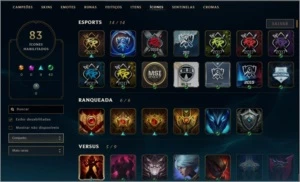 Conta Platina 4 League of Legends LOL