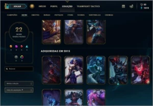 Conta Platina 4 League of Legends LOL