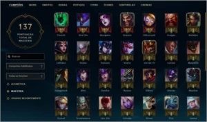 Conta Platina 4 League of Legends LOL