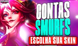 [SEM BAN]✨SMURF UNRANKED FULL ACESSO + ESCOLHA SKIN