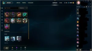 Conta GOLD IV com 78 Campeões, 37 skins e com borda gold!!! - League of Legends LOL