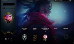conta smurf only suporte - League of Legends LOL