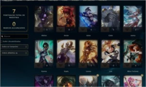 conta smurf only suporte - League of Legends LOL