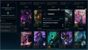 conta smurf only suporte - League of Legends LOL